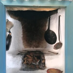 The kitchen of the Anousaki house, Marpissa.