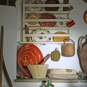 Detail of the kitchen.